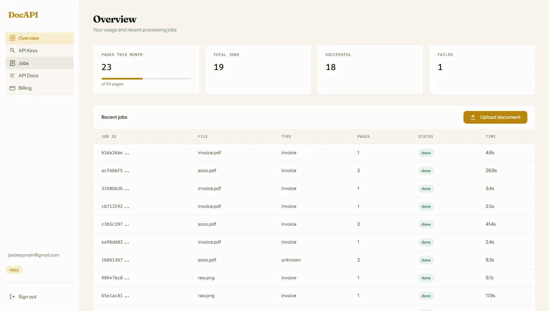 Screenshot 1 of DocAPI