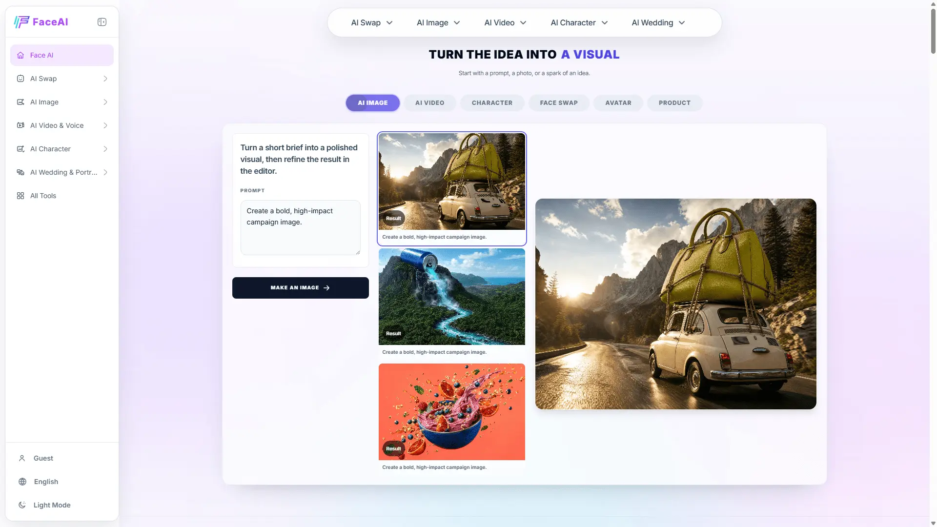 Screenshot 1 of Face AI