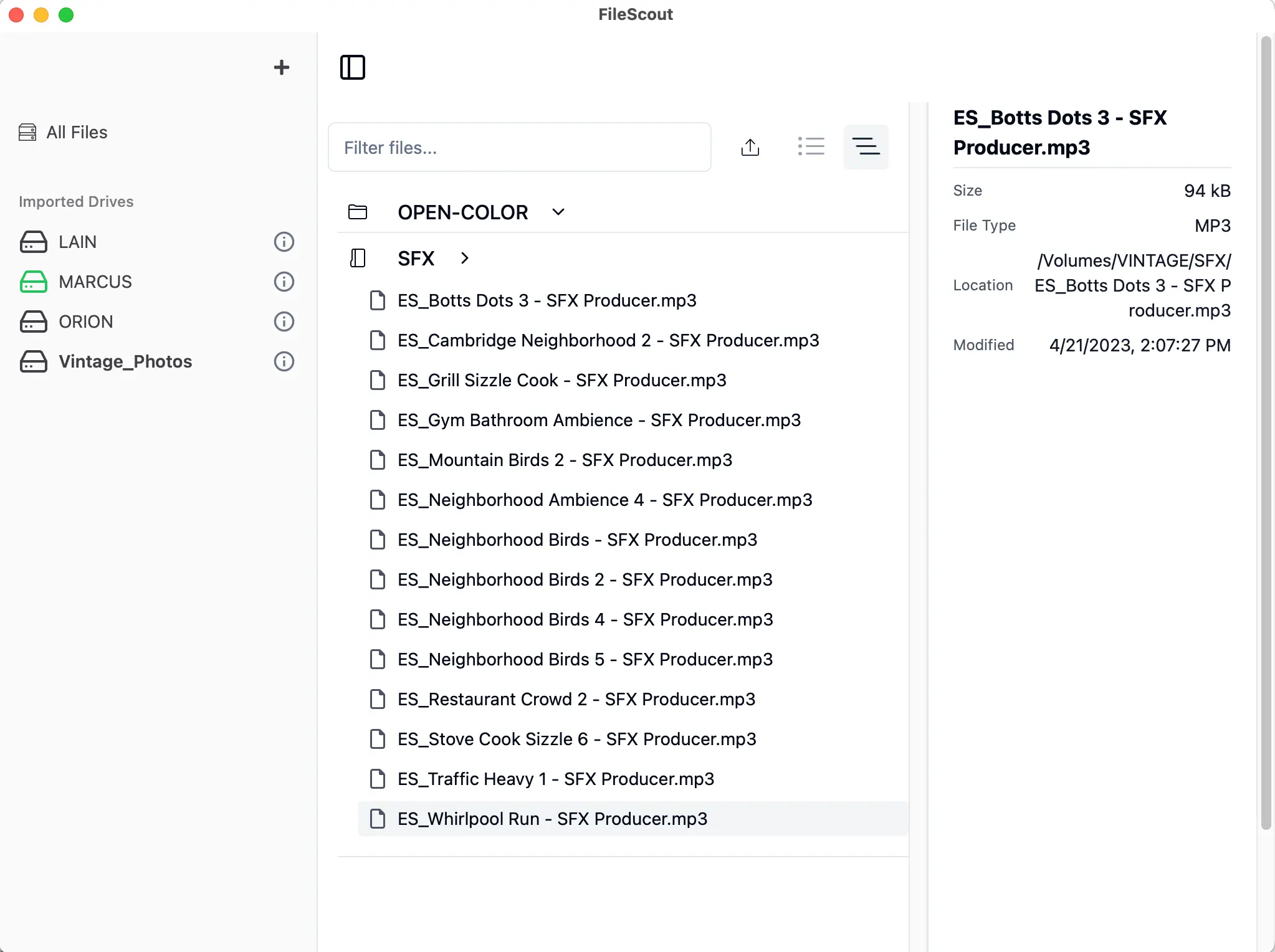 Screenshot 3 of FileScout