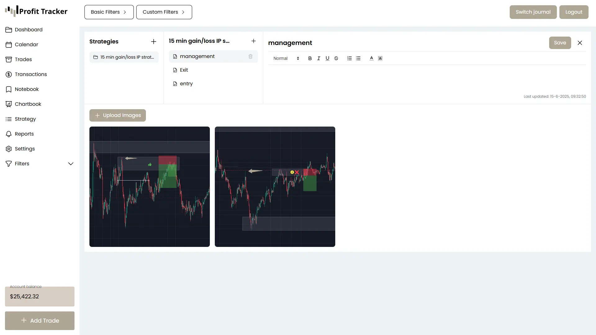 Screenshot 2 of Profit Tracker