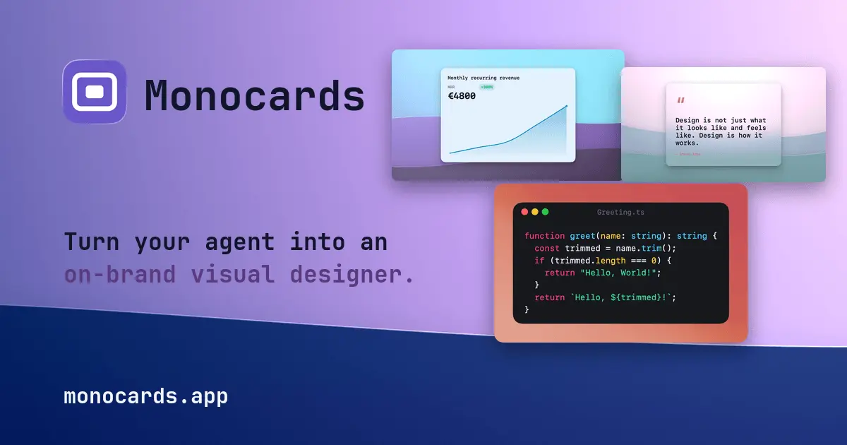 Screenshot 1 of Monocards