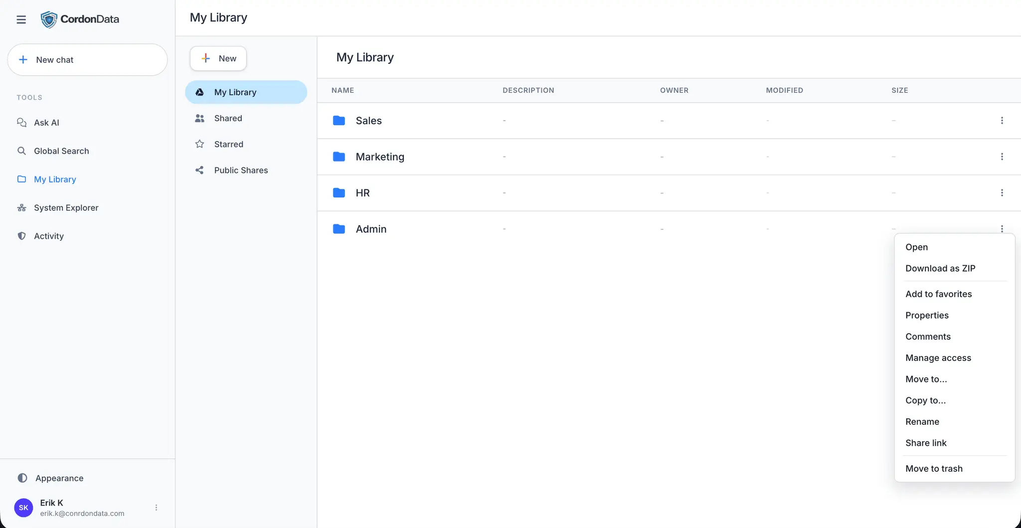 Screenshot 4 of CordonData