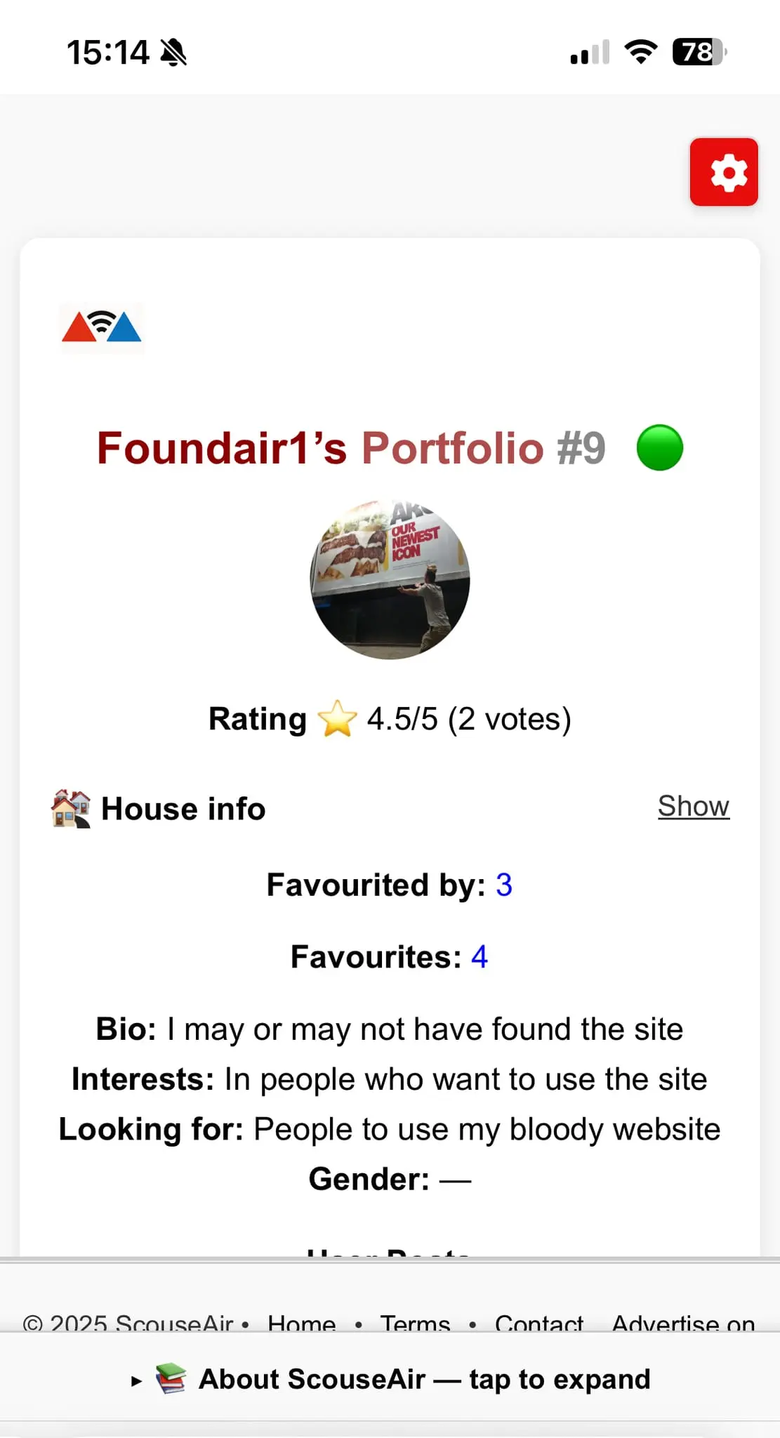 Screenshot 1 of ScouseAir