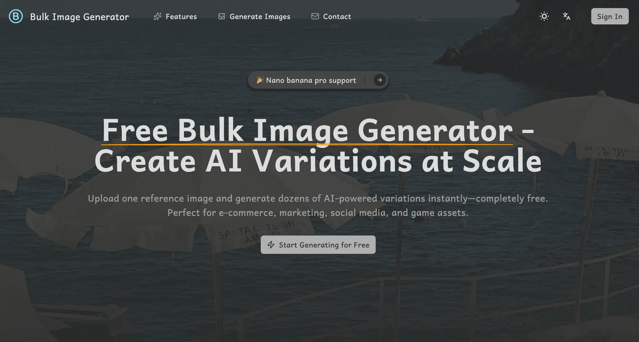Screenshot 1 of Bulk Image Generator
