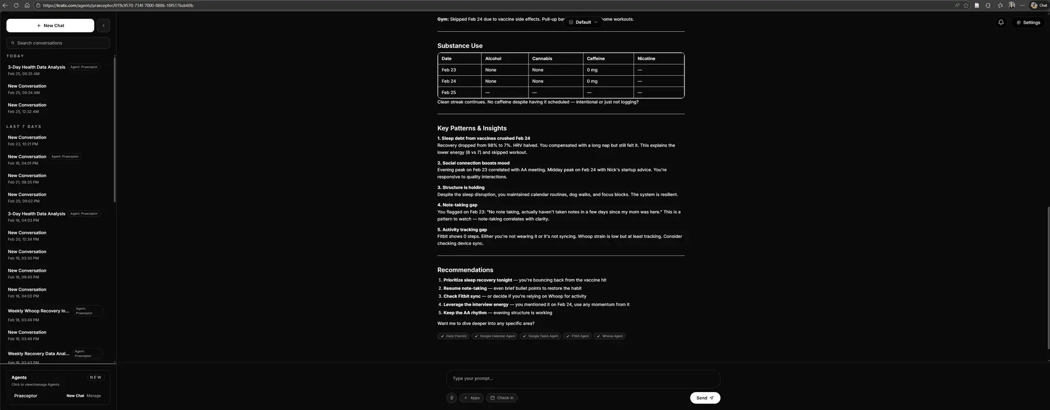 Screenshot 1 of Kratic AI