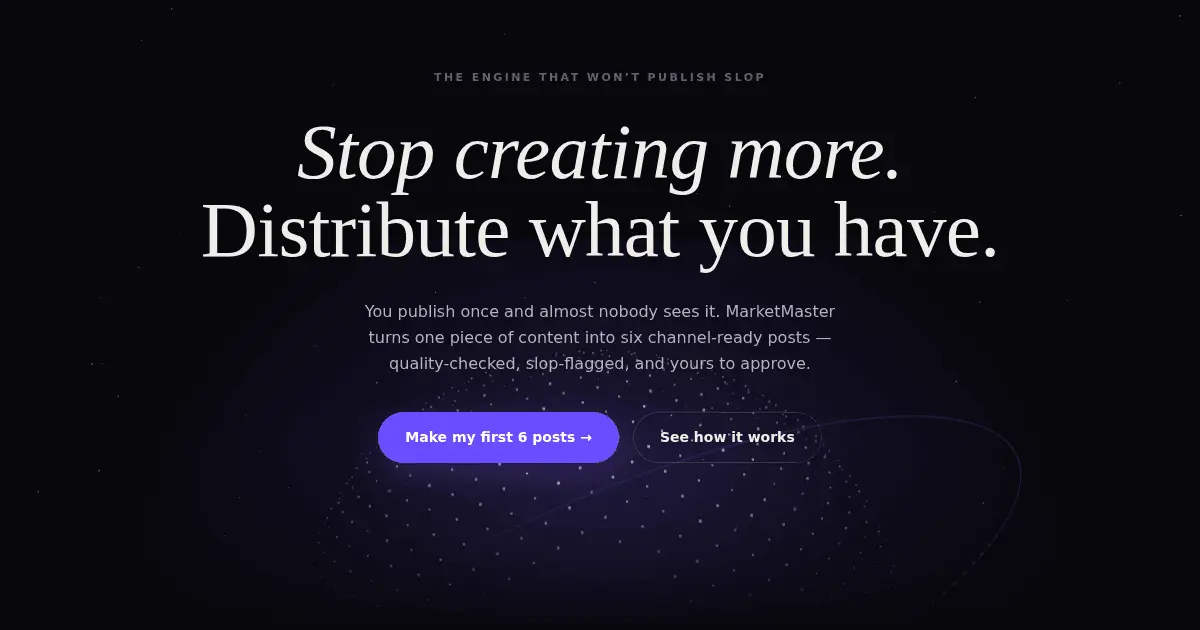 Screenshot 1 of MarketMaster