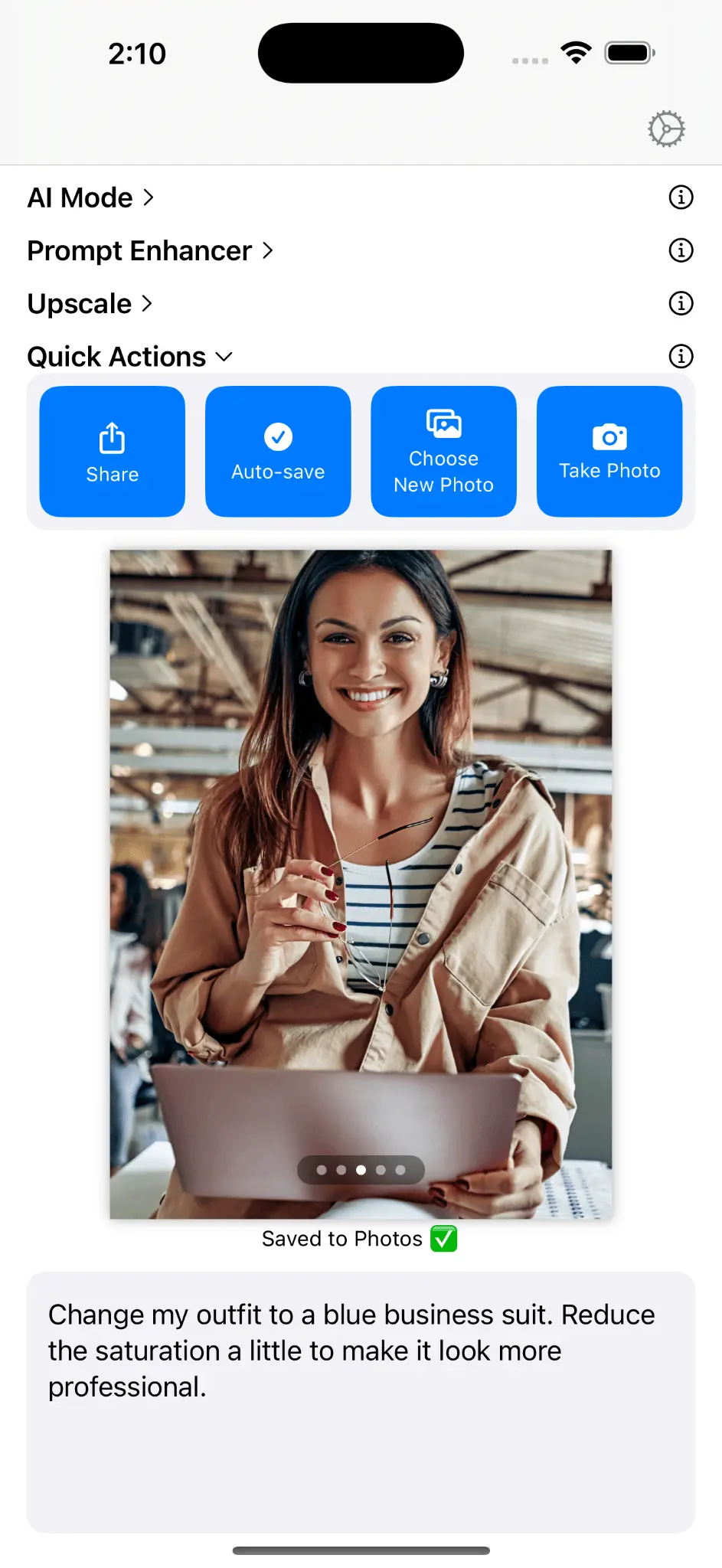 Screenshot 4 of AI Photo Editing