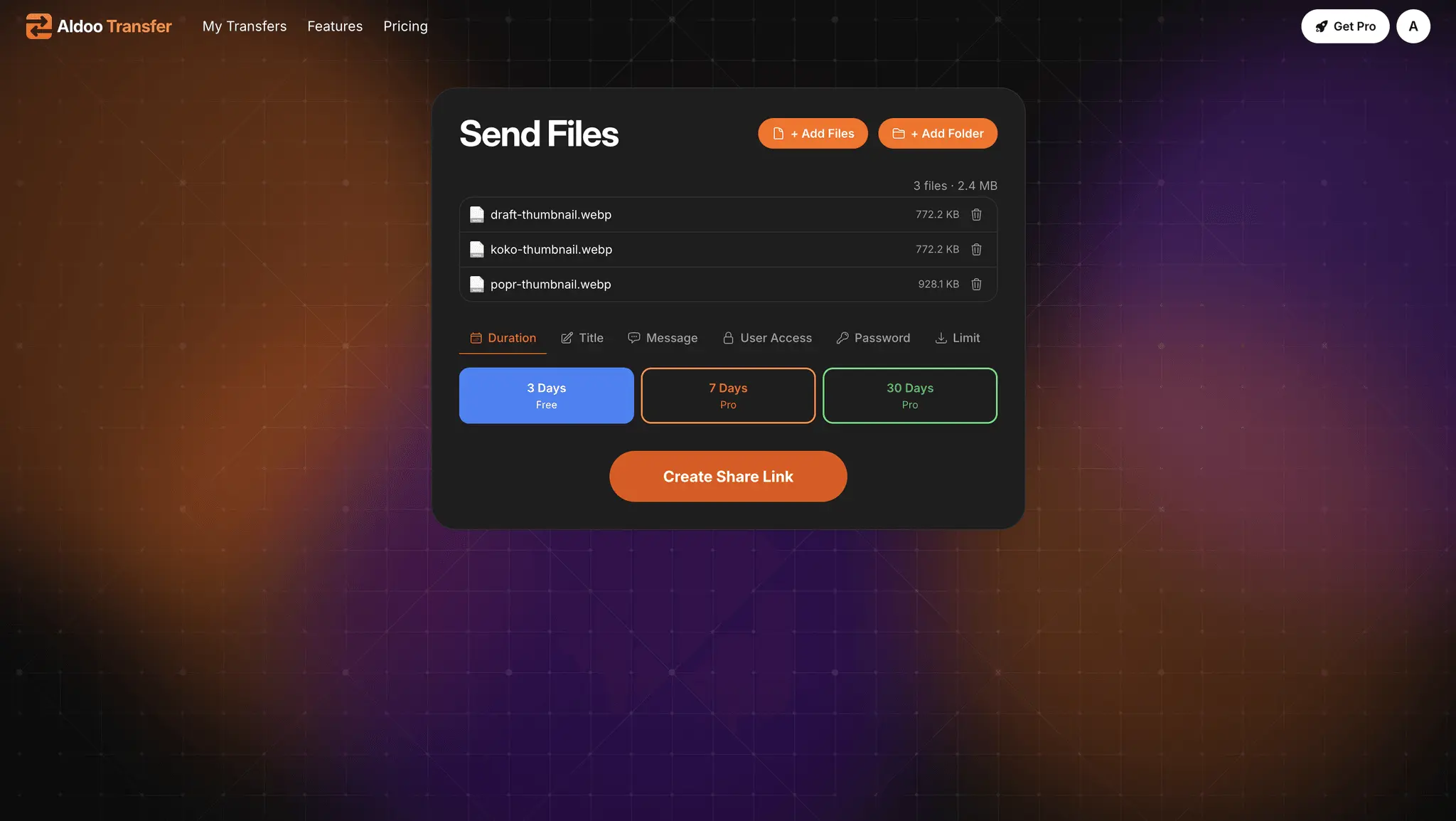 Screenshot 4 of Aldoo Transfer