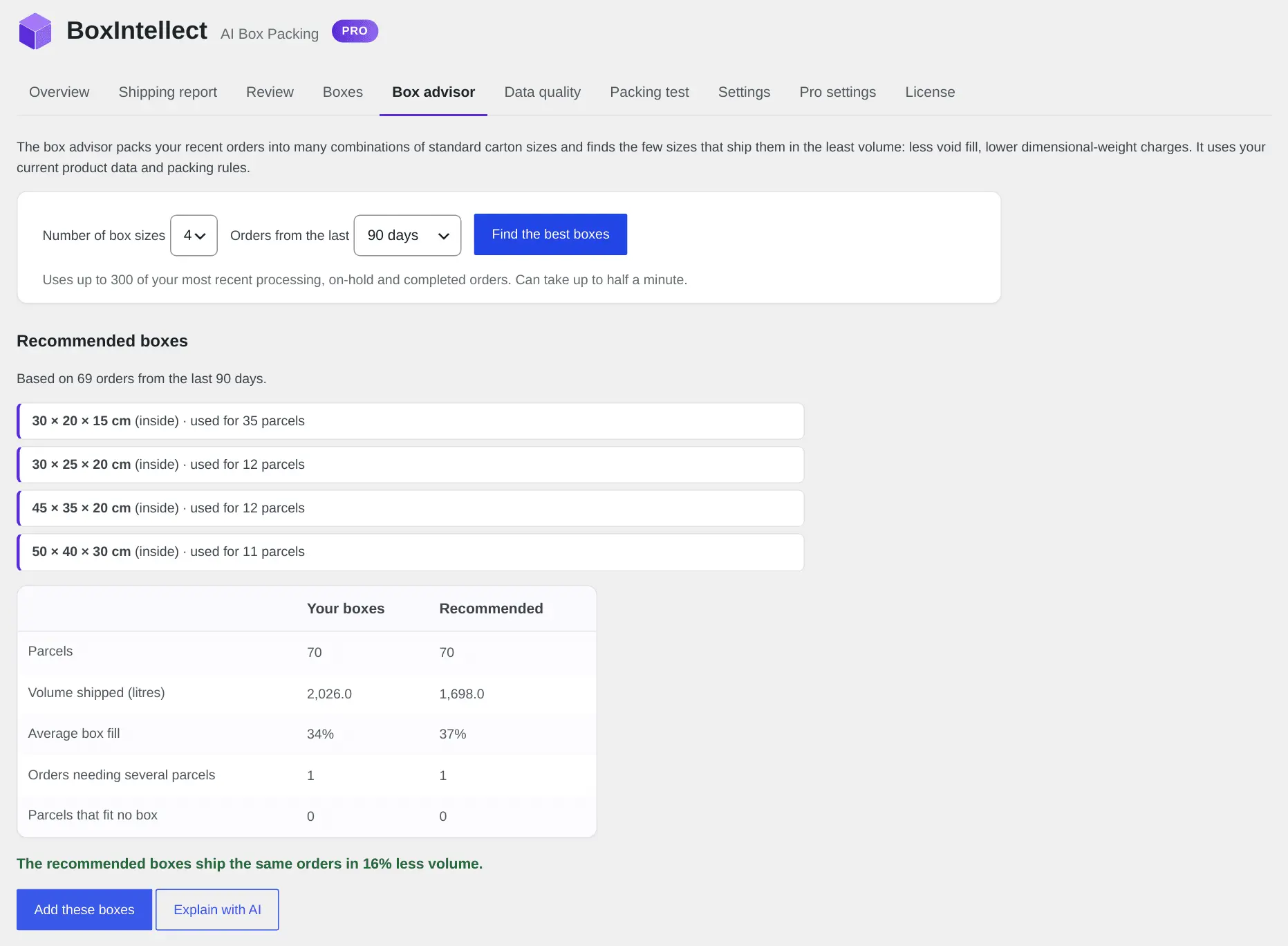 Screenshot 8 of BoxIntellect