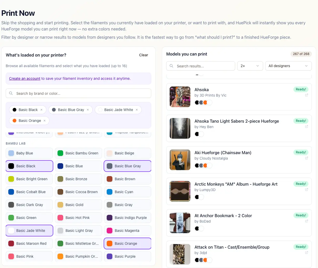 Screenshot 1 of HuePick