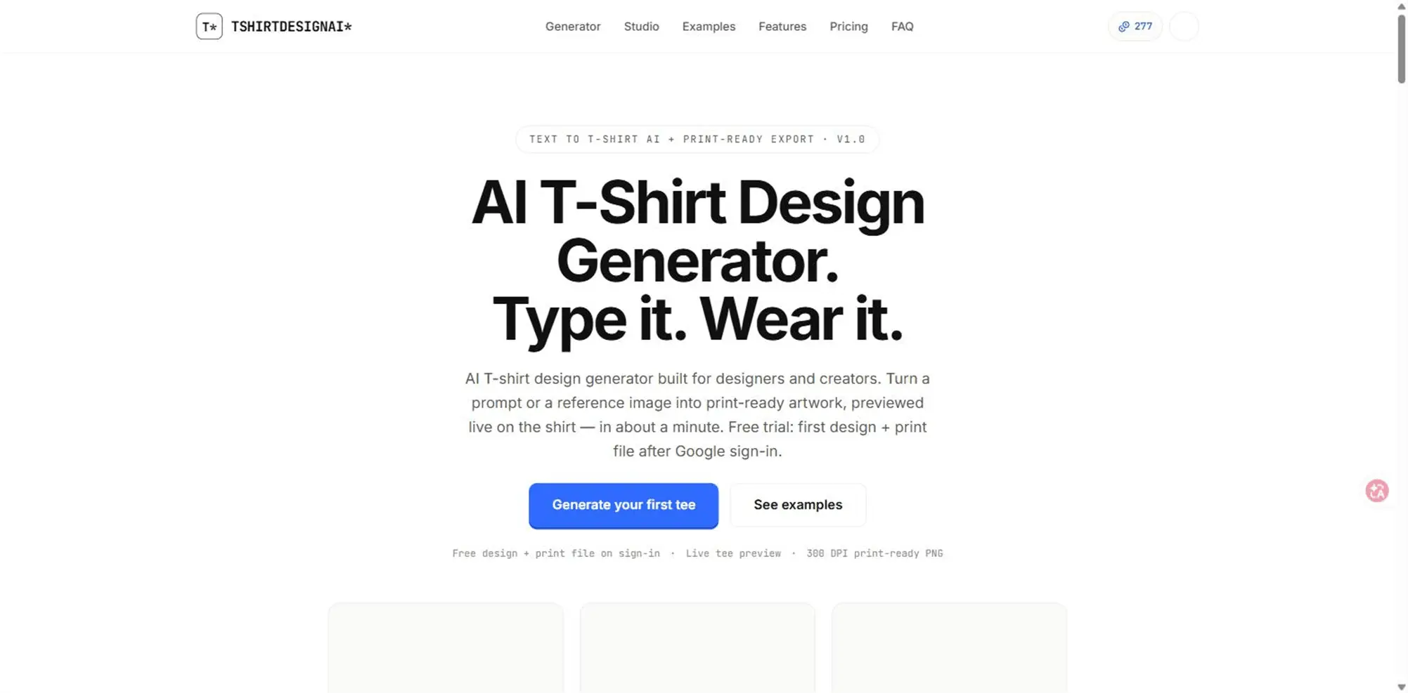 Screenshot 1 of T-Shirt Design AI