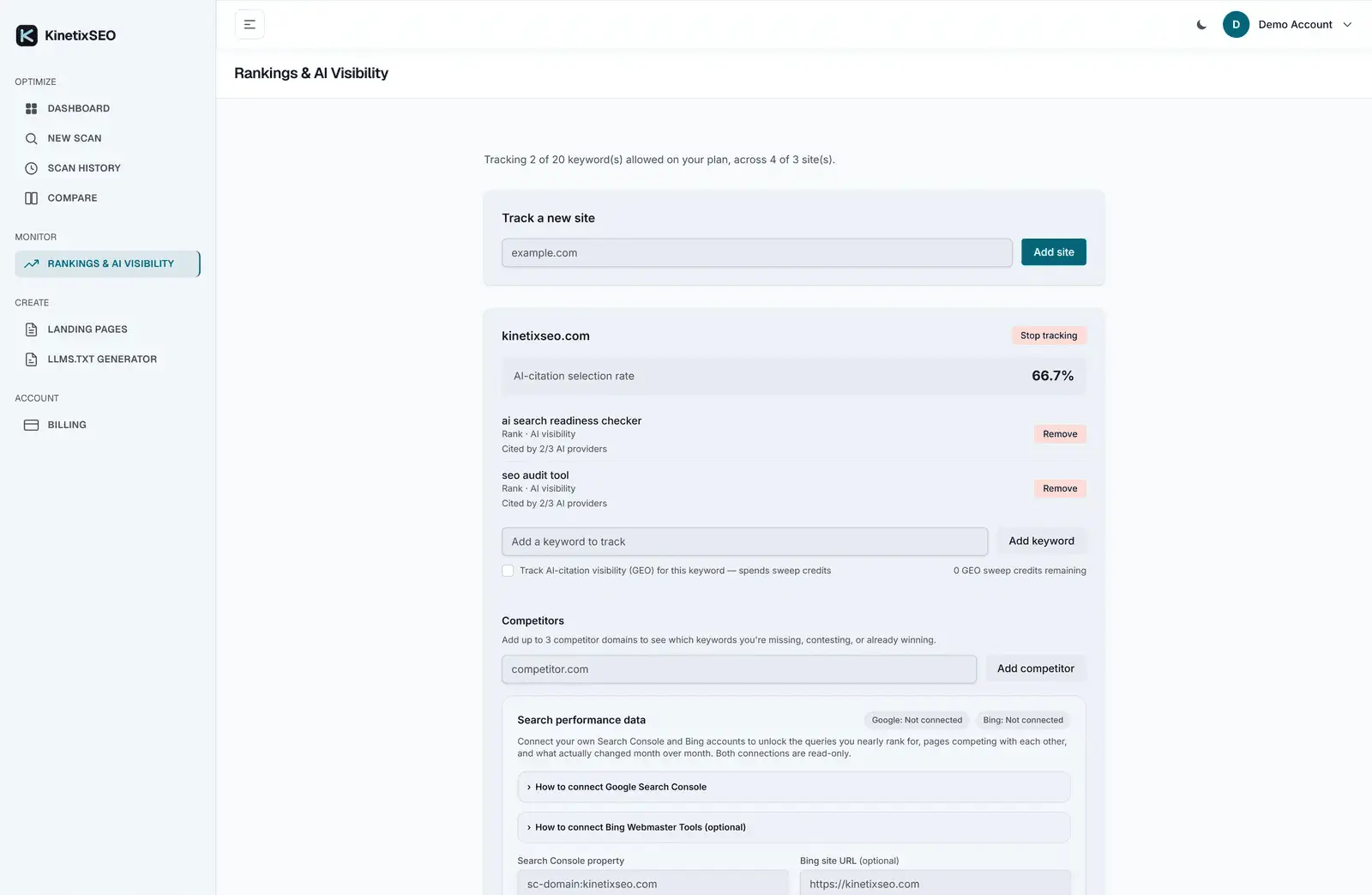 Screenshot 5 of KinetixSEO