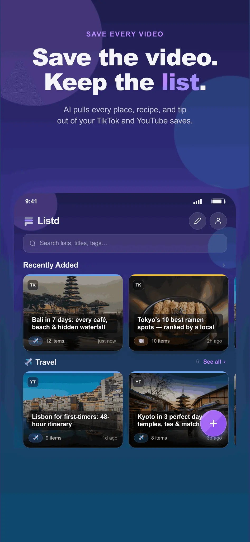 Screenshot 1 of Listd