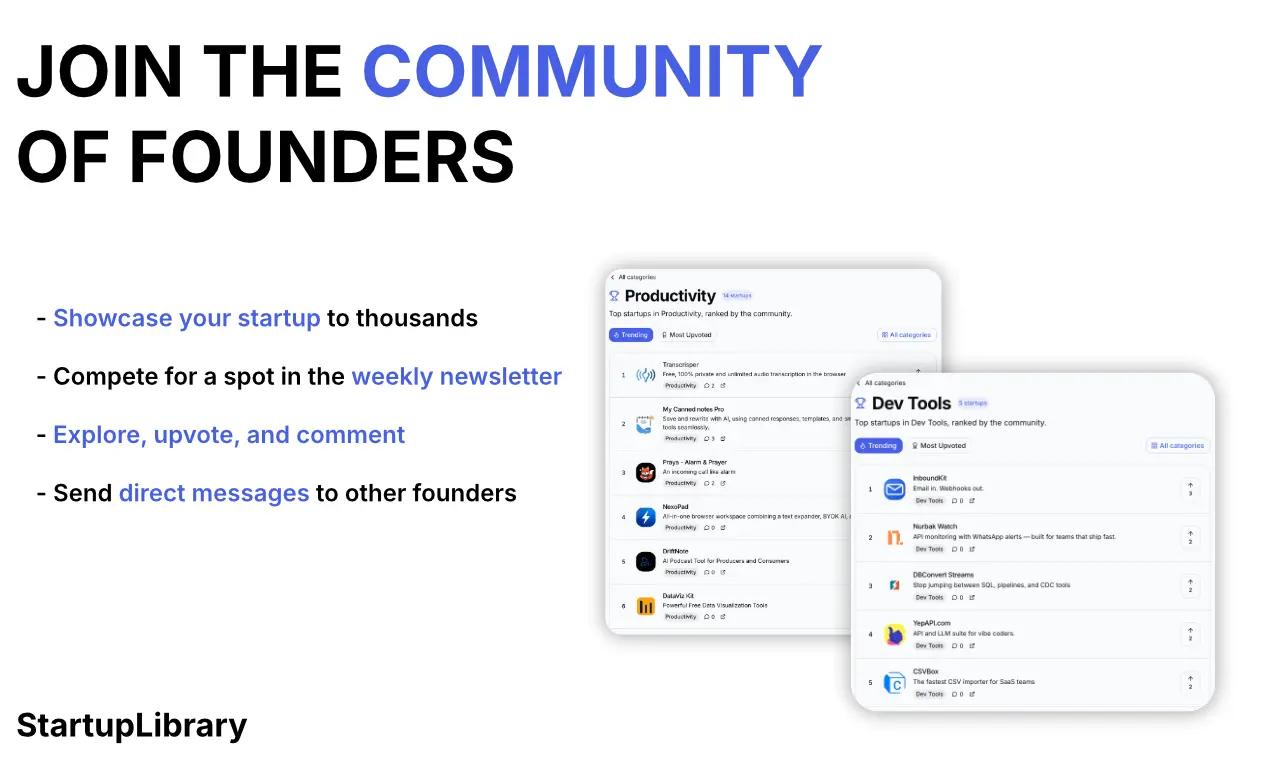 Screenshot 2 of StartupLibrary