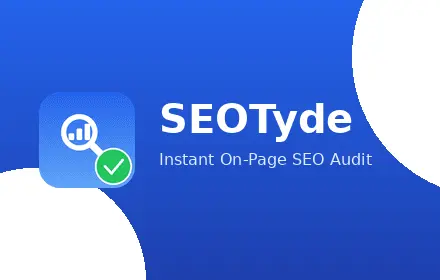 Screenshot 1 of SEOTyde