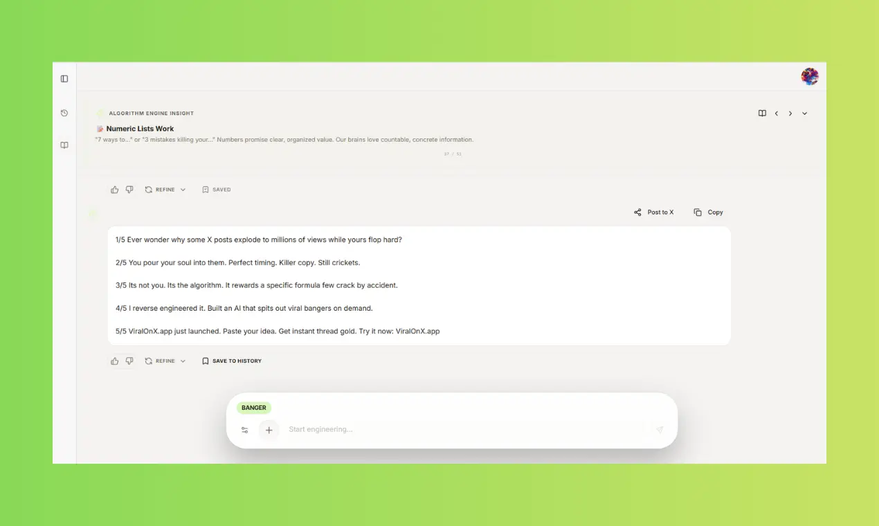 Screenshot 1 of ViralOnX