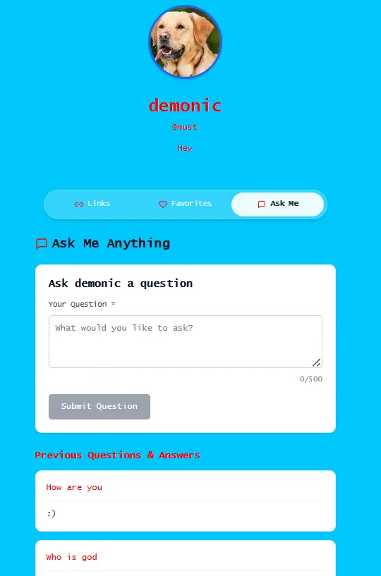 Screenshot 3 of FavLink.Bio