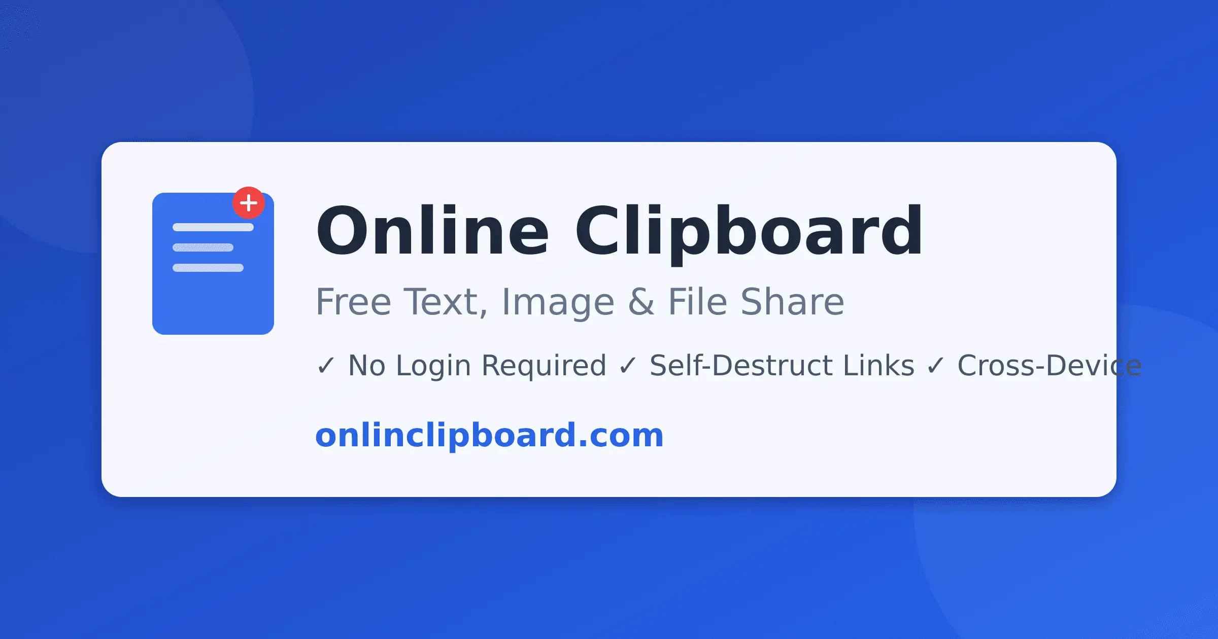 Screenshot 1 of OnlinClipboard