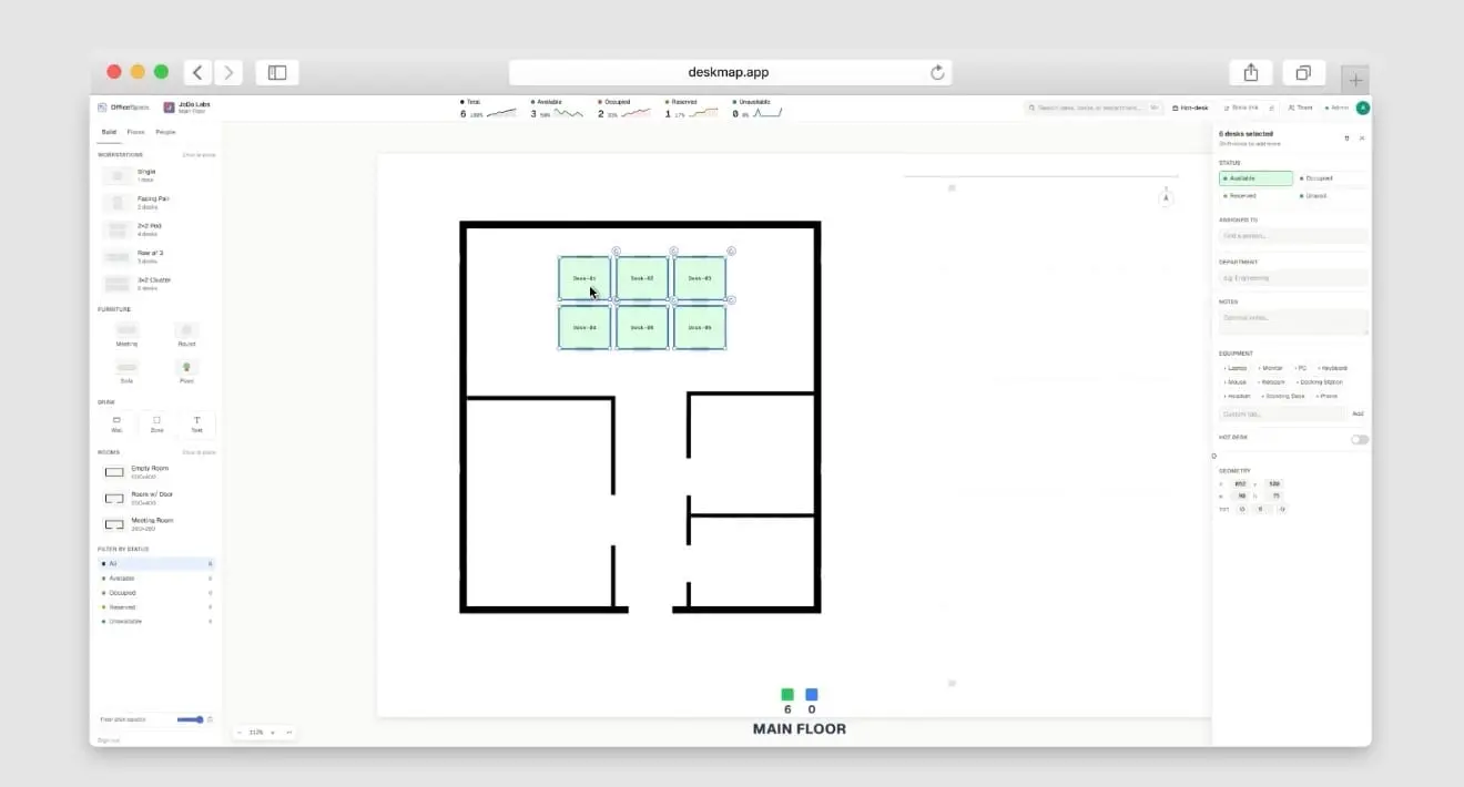 Screenshot 2 of DeskMap