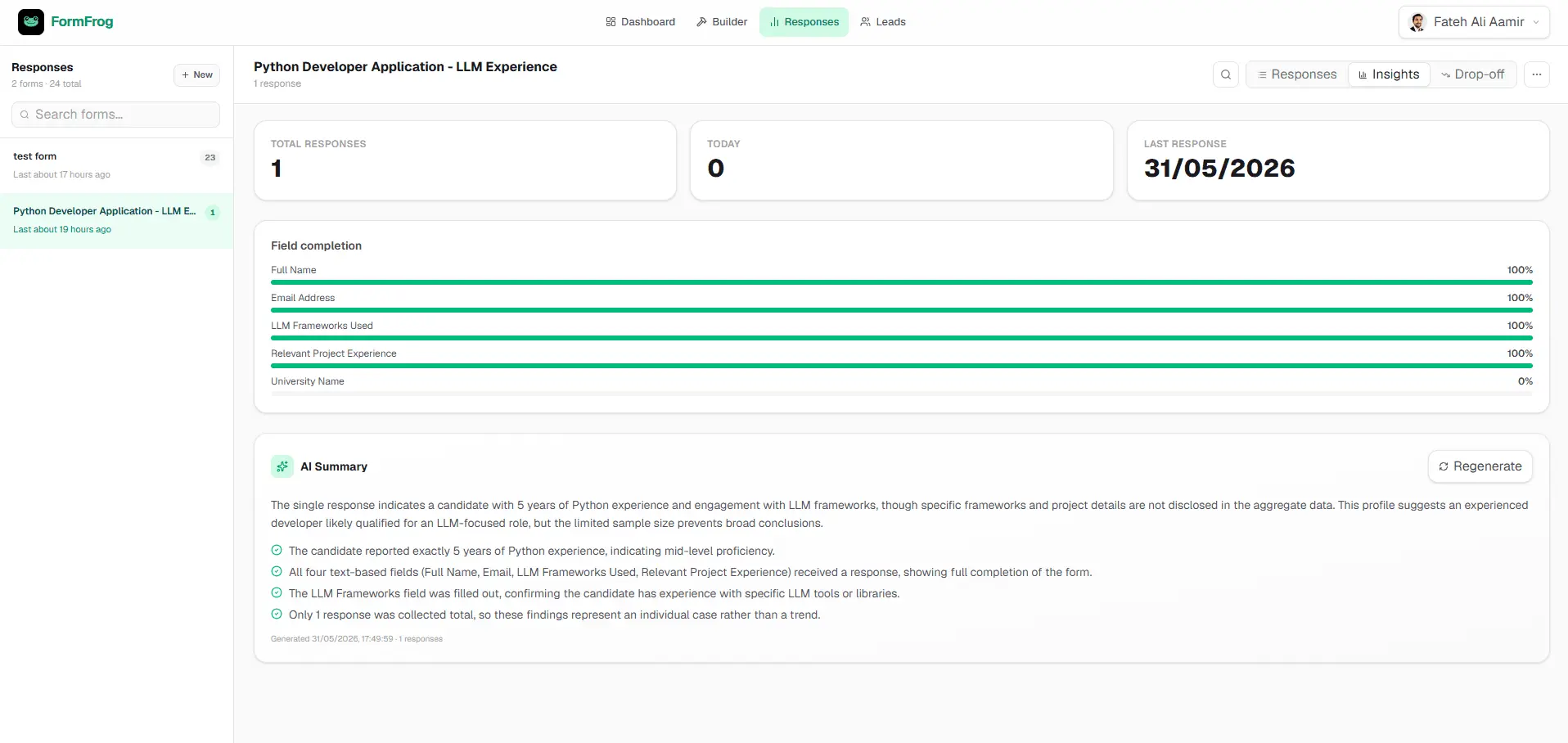 Screenshot 4 of FormFrog