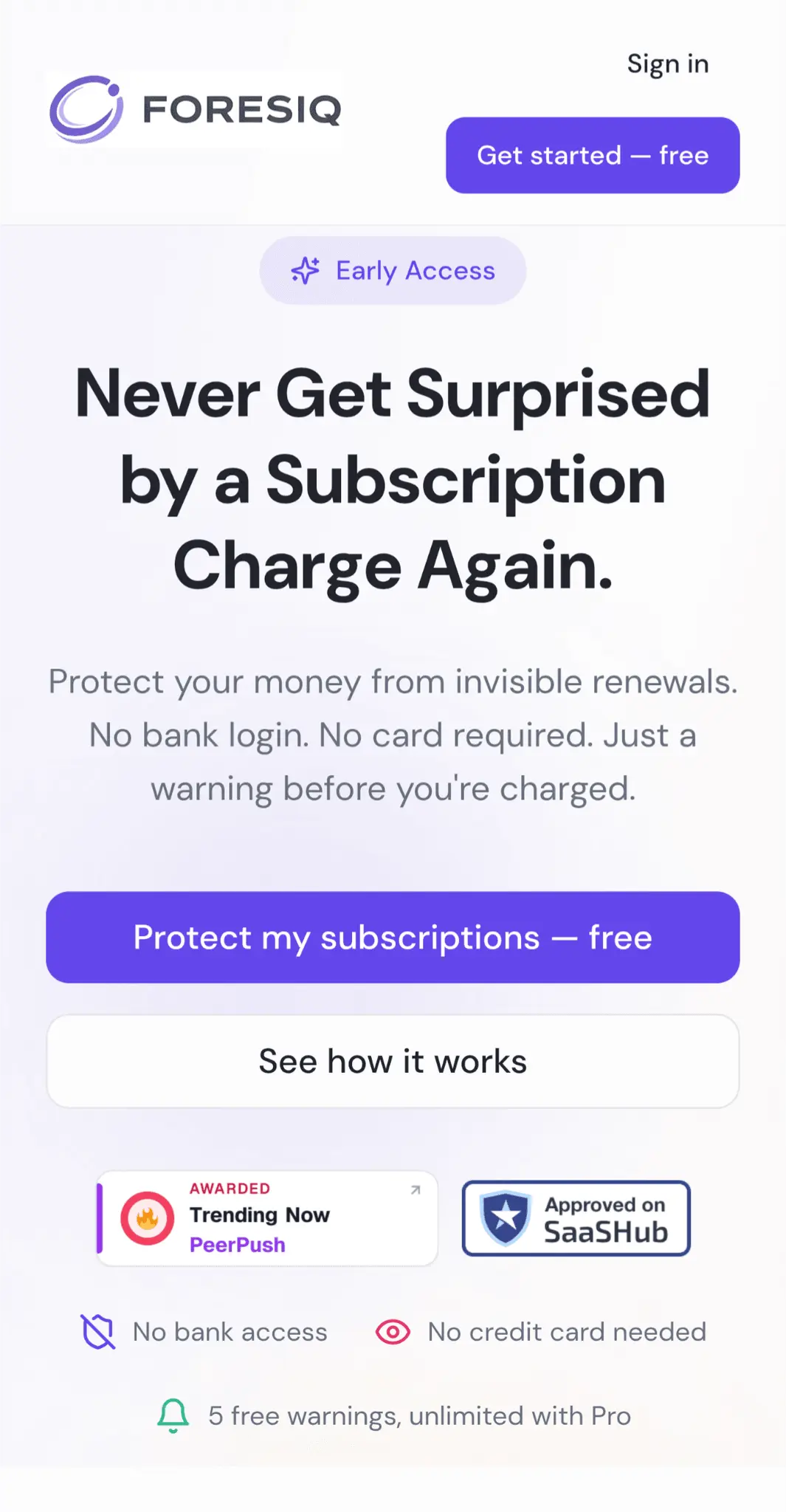 Screenshot 1 of ForesIQ