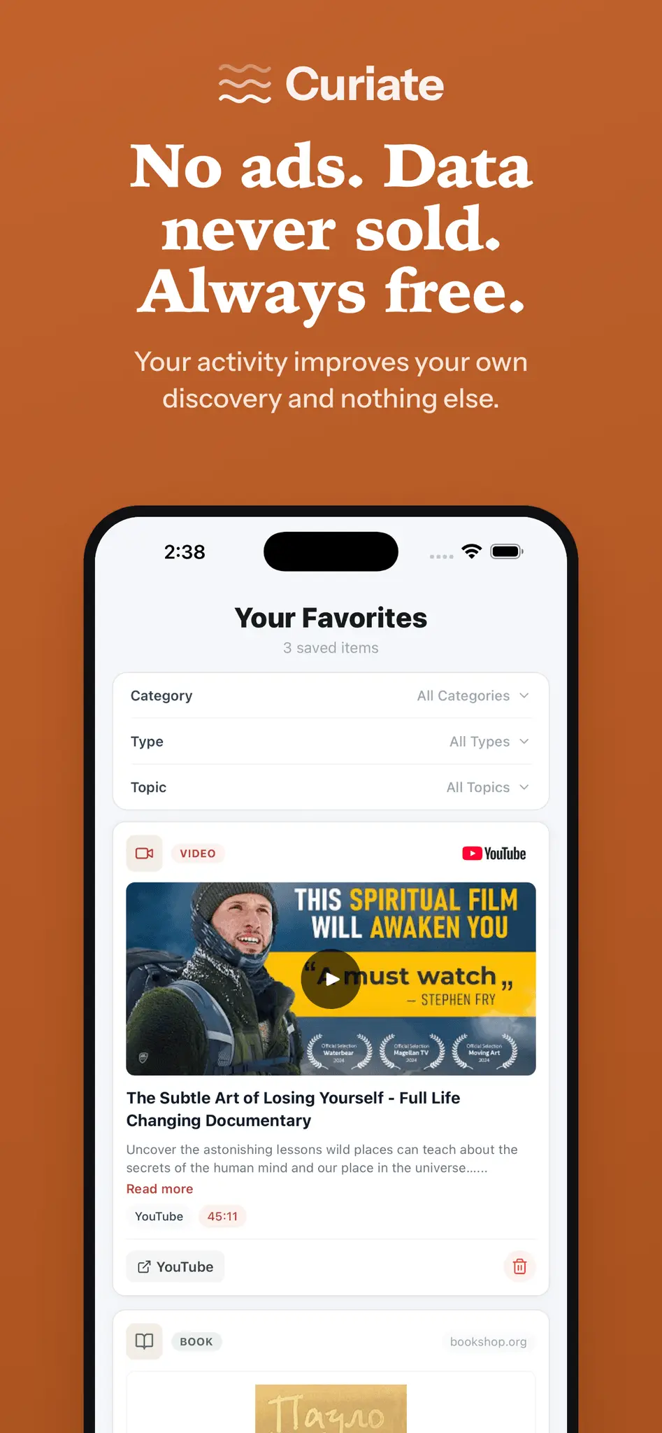 Screenshot 9 of Curiate