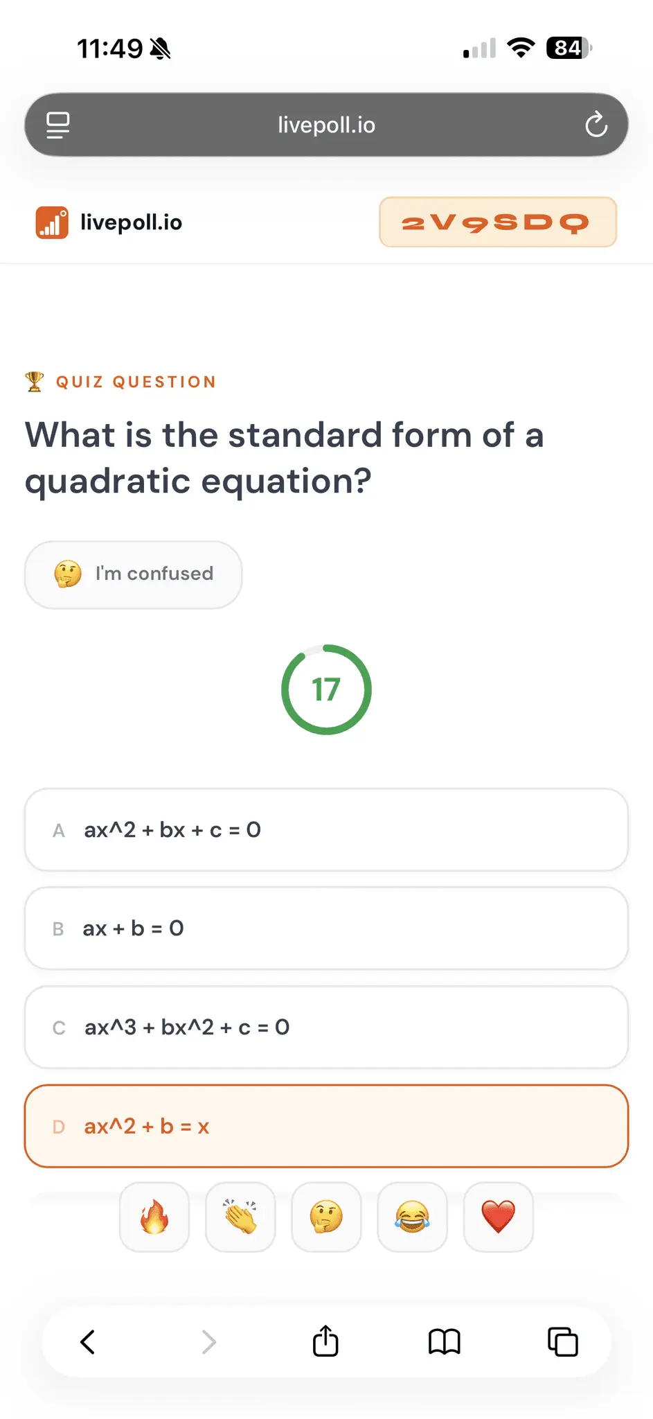 Screenshot 4 of livepoll.io