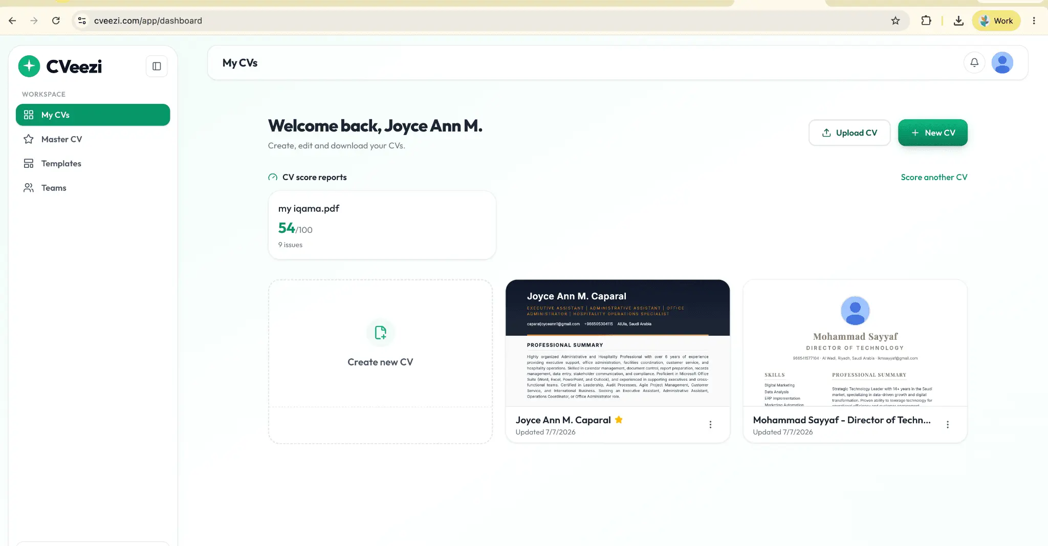 Screenshot 1 of CVeezi