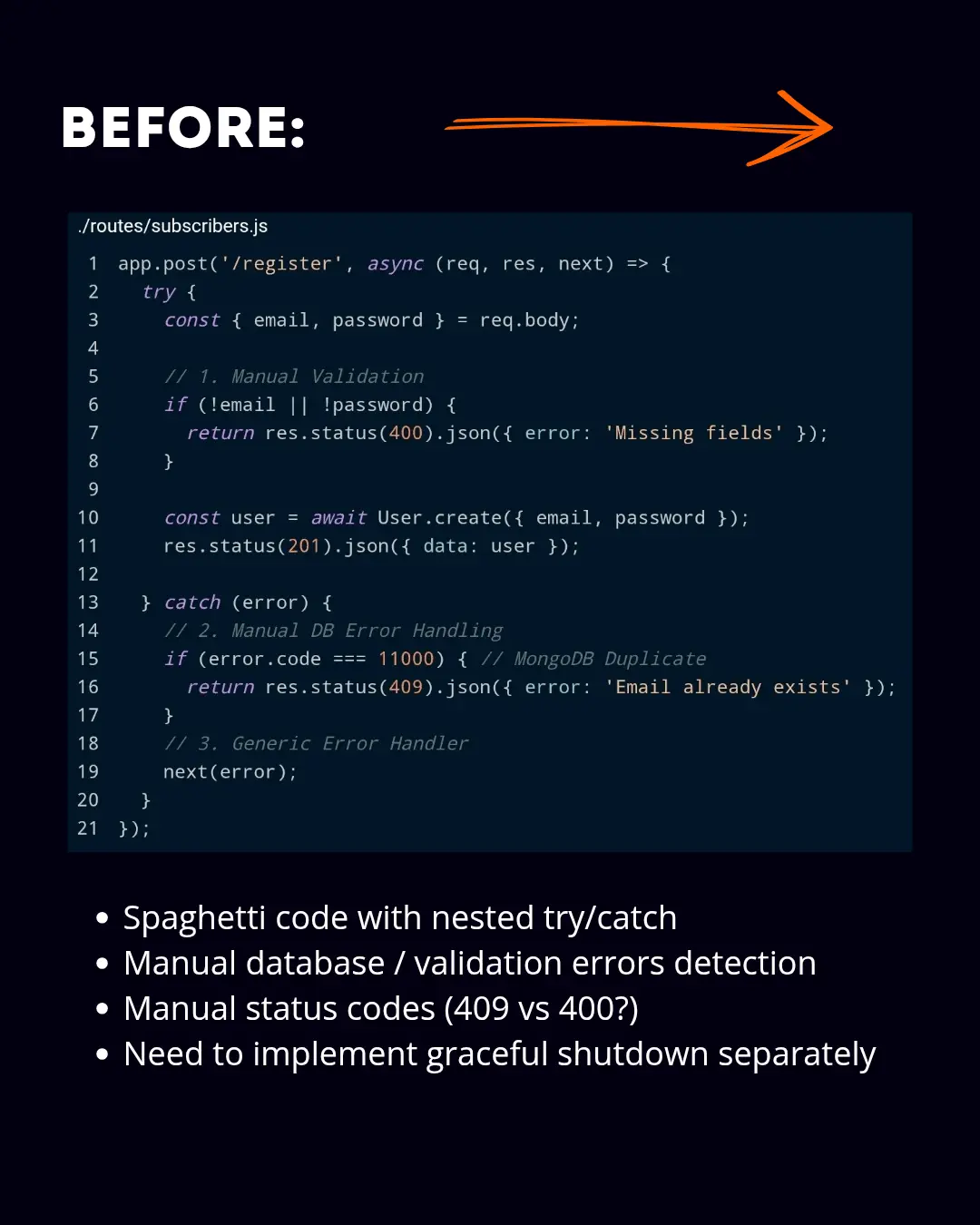 Screenshot 2 of ds-express-errors