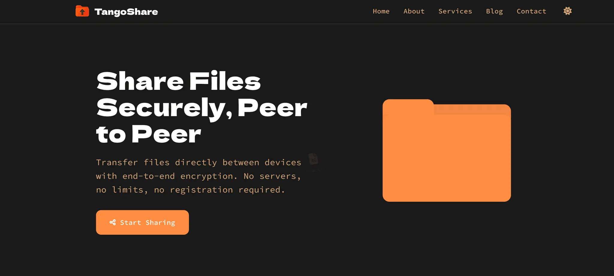 Screenshot 1 of TangoShare