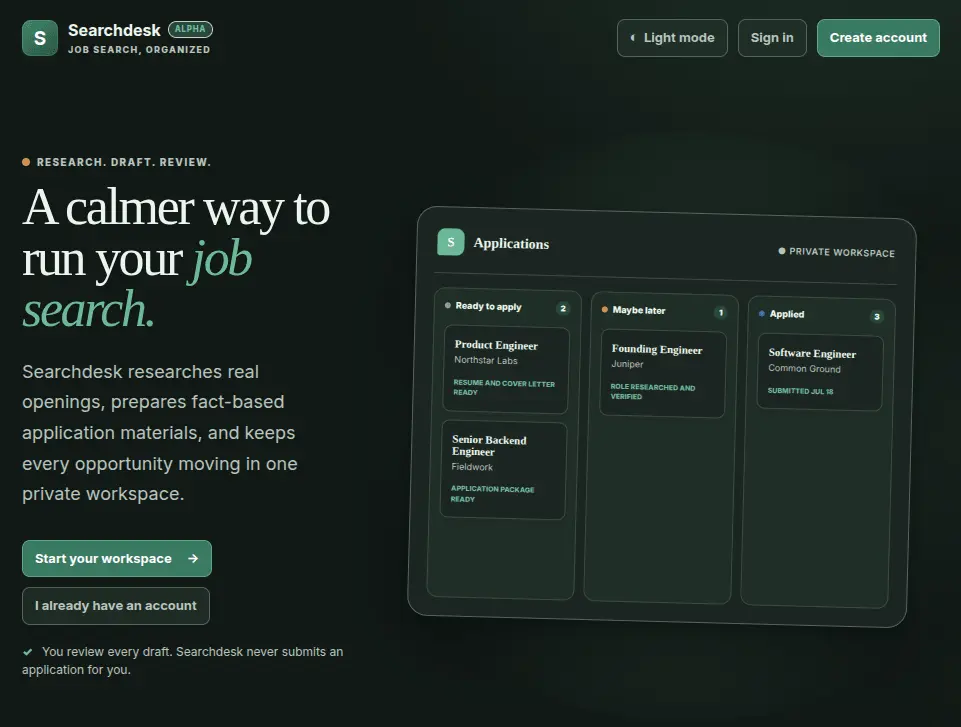 Screenshot 1 of Searchdesk