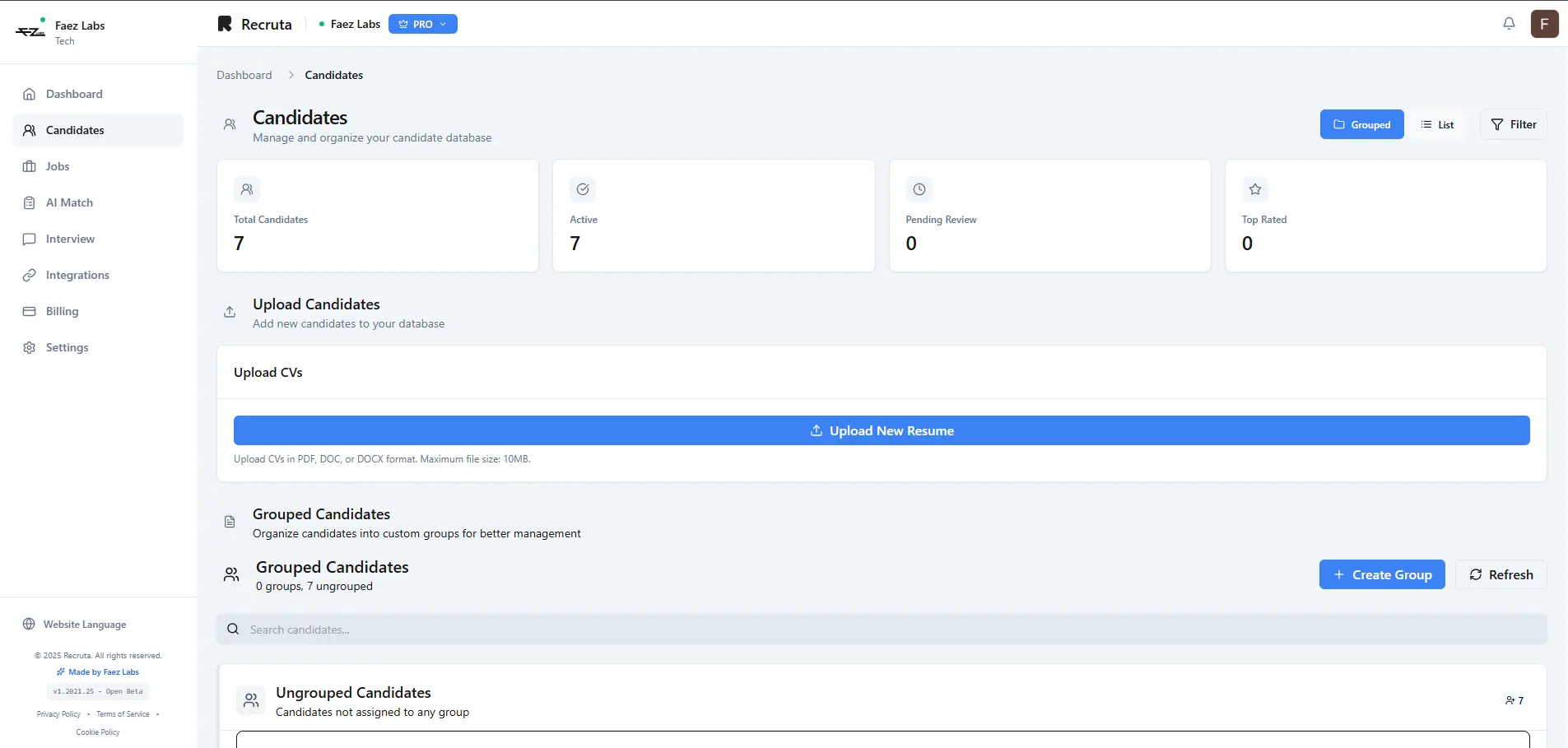 Screenshot 2 of Recruta