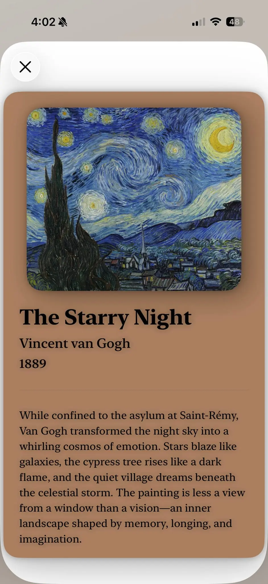 Screenshot 4 of Artizen: Art Jigsaw Puzzles