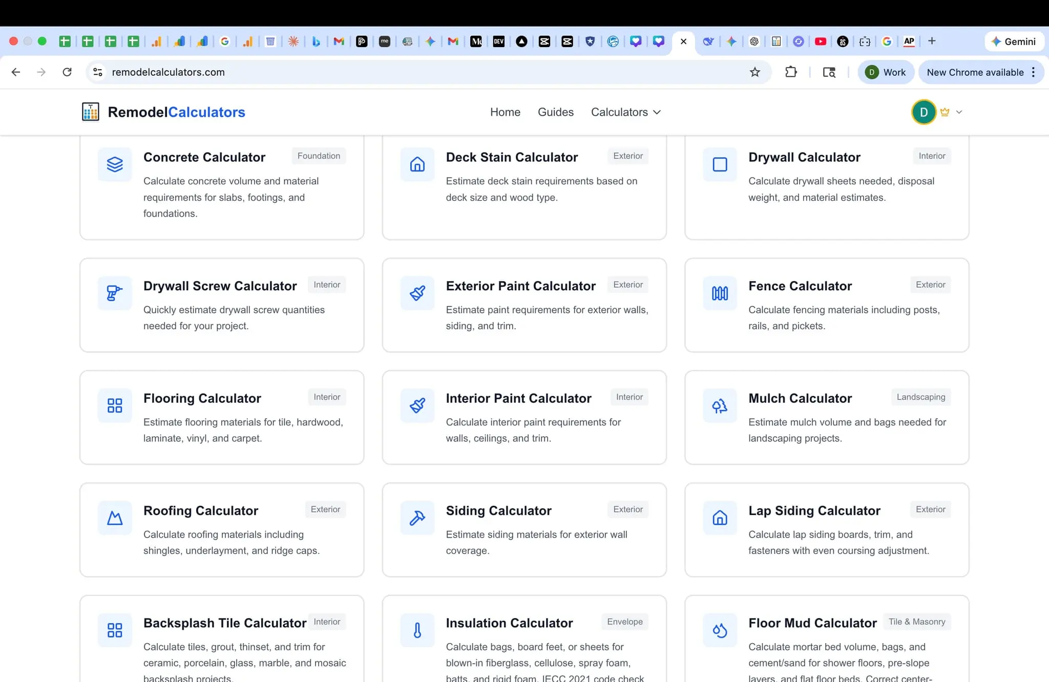 Screenshot 2 of Remodel Calculators