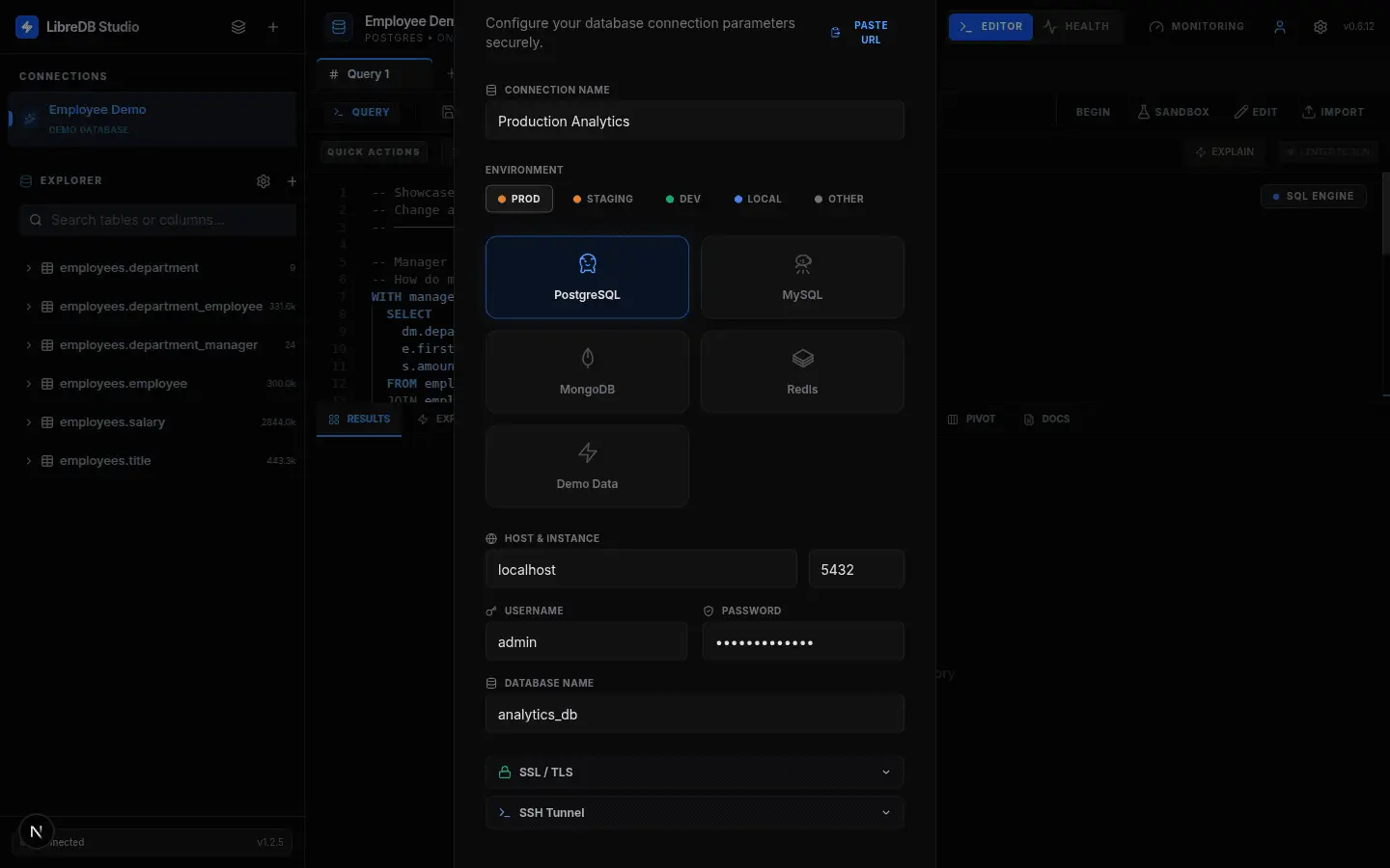 Screenshot 6 of LibreDB Studio