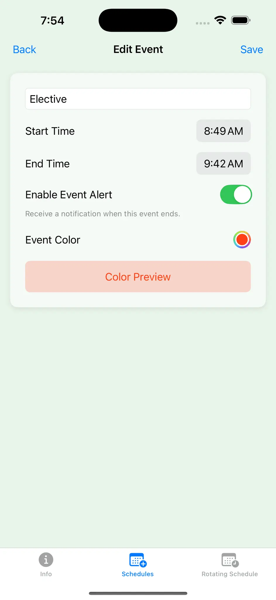 Screenshot 6 of iSchedulEDU