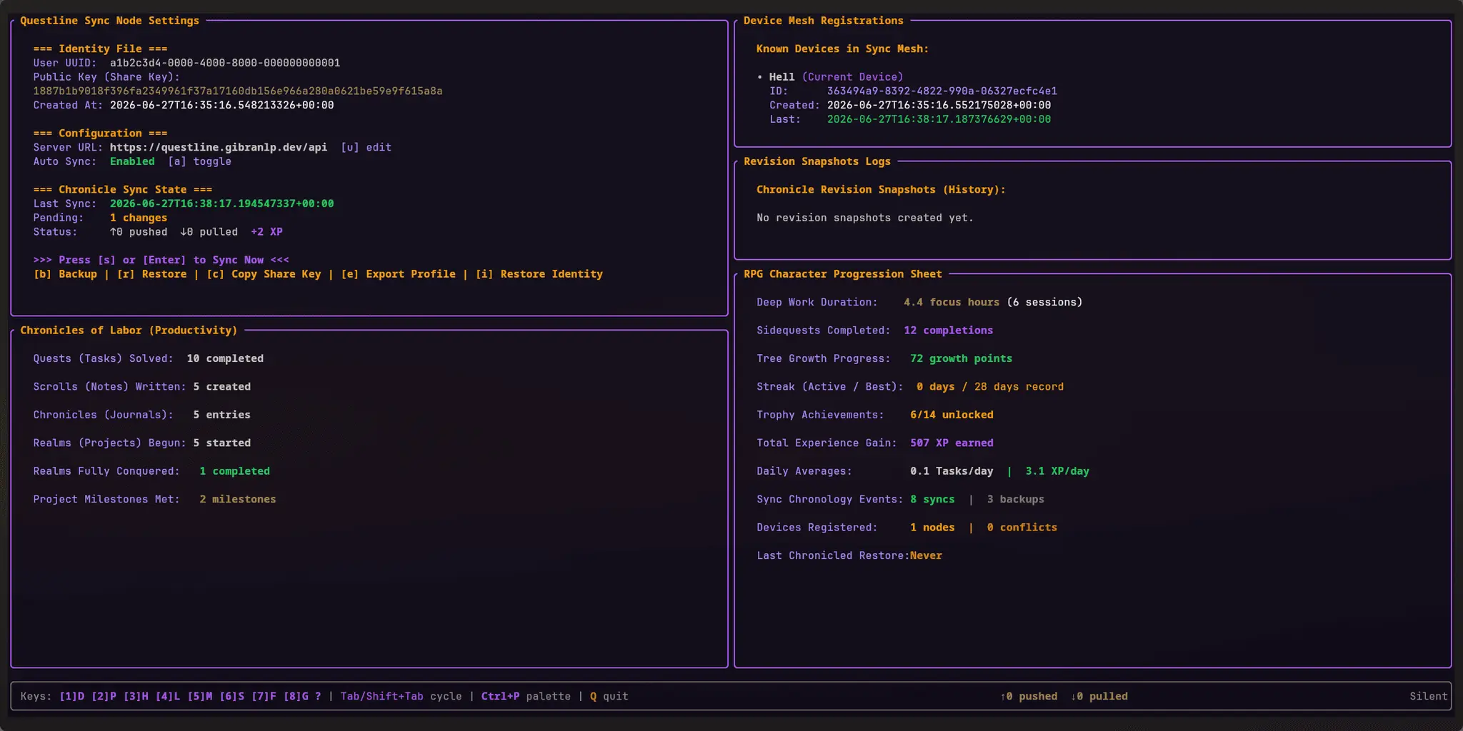 Screenshot 2 of QUESTLINE