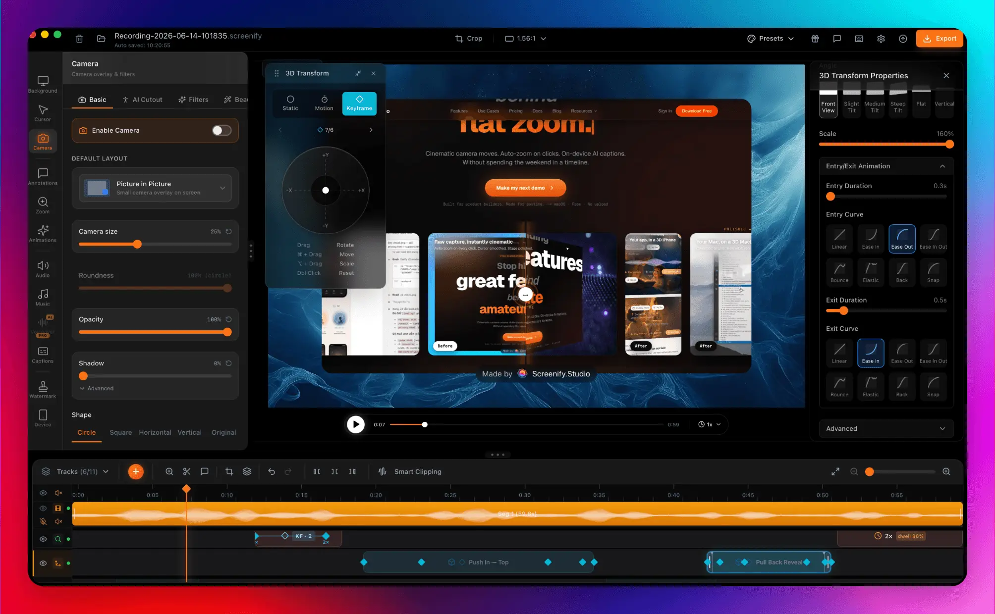 Screenshot 1 of Screenify Studio