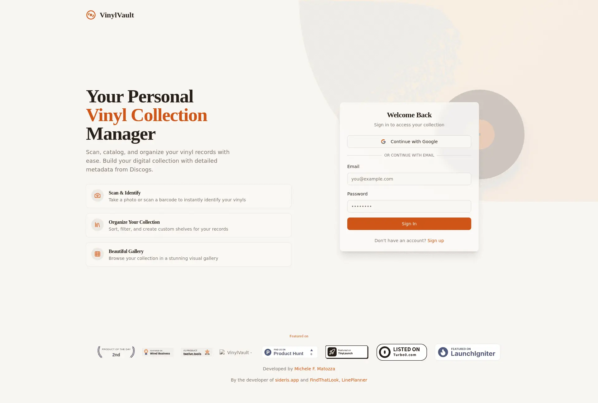 Screenshot 1 of VinylVault