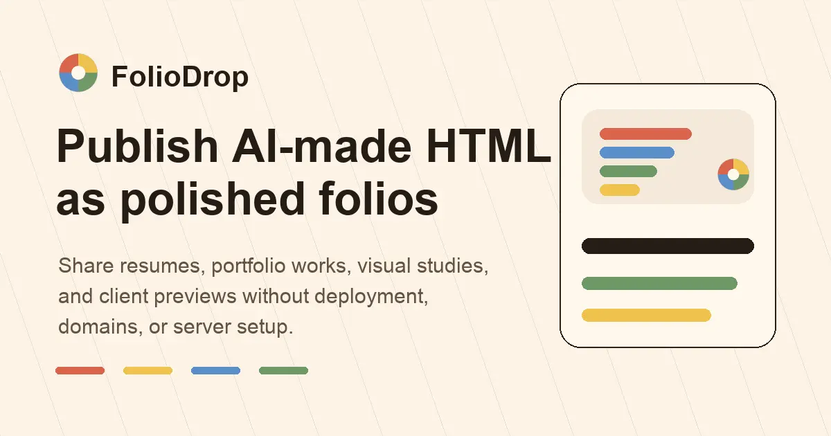 Screenshot 1 of FolioDrop