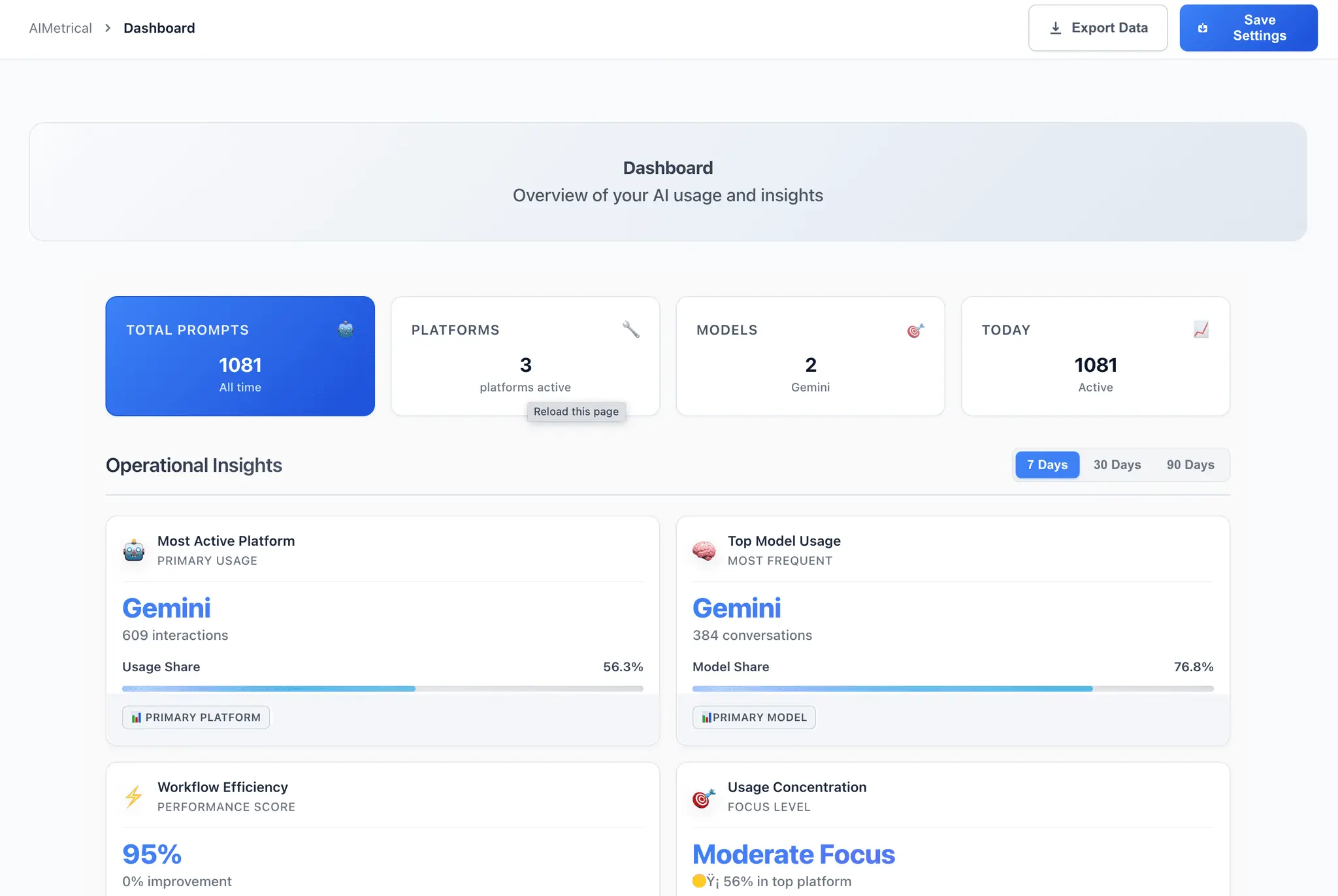 Screenshot 3 of AIMetrical