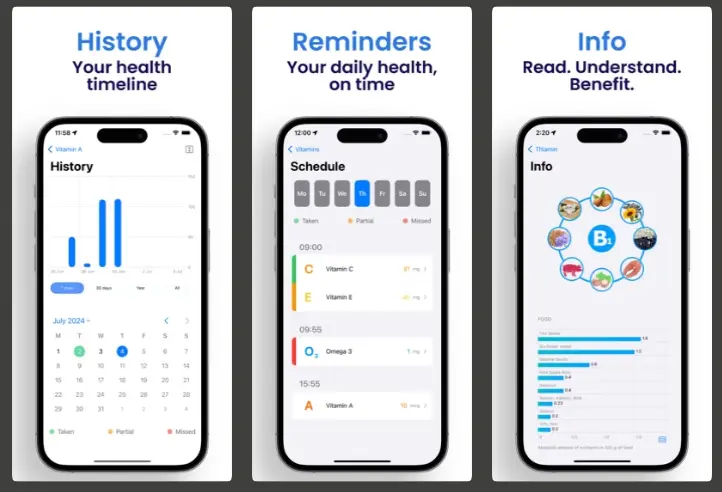 Screenshot 3 of Vitamin tracker for Apple Watch