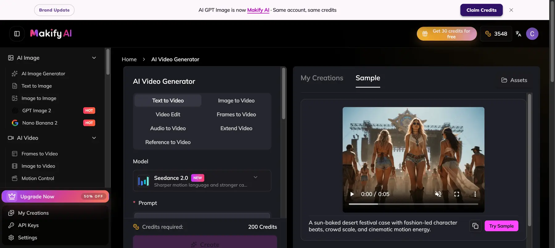 Screenshot 3 of Makify AI - AI Creative Platform