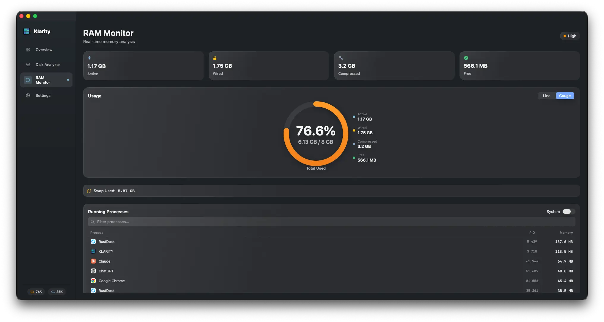 Screenshot 2 of KlarityDisk