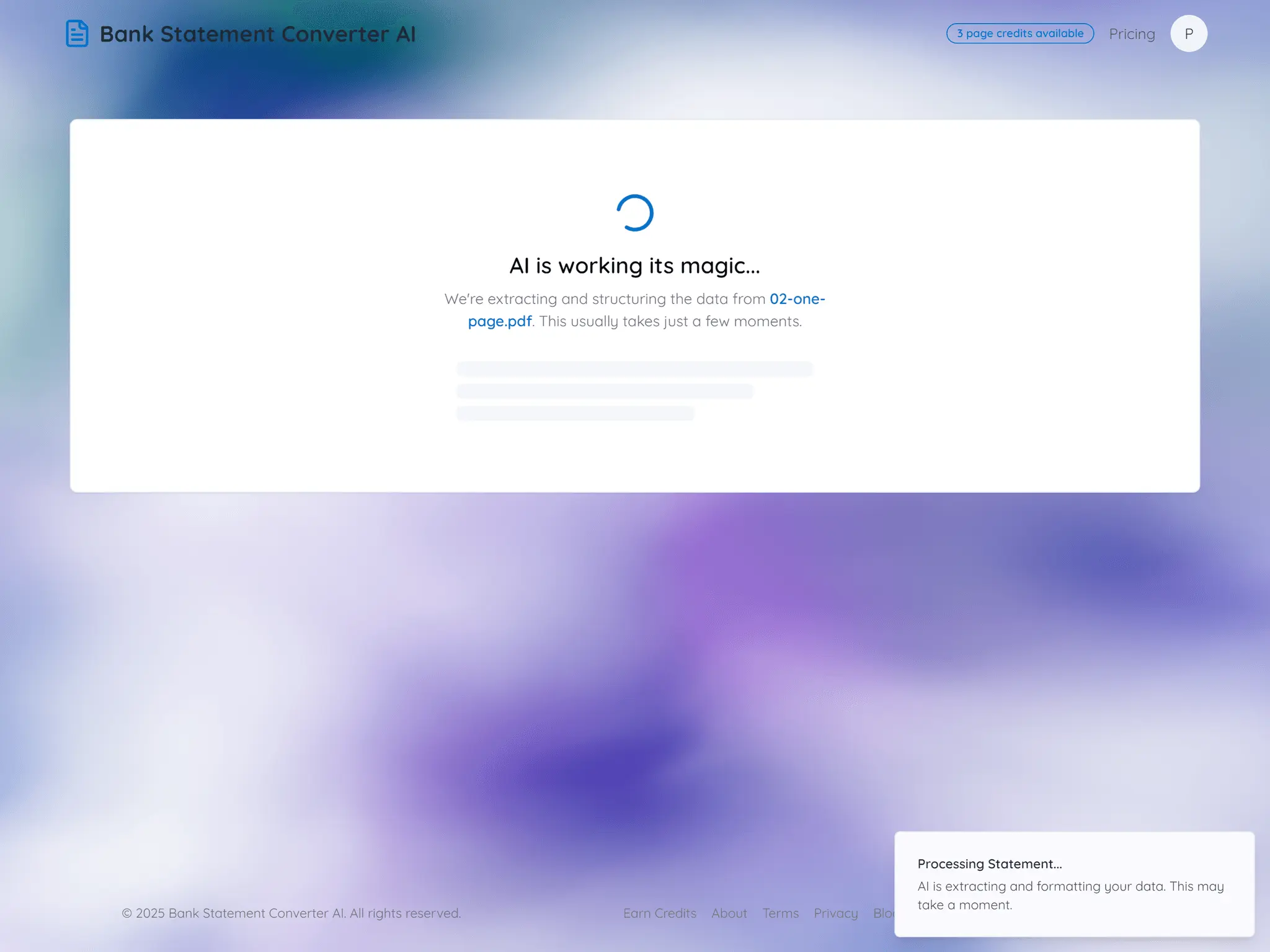Screenshot 5 of Bank Statement Converter