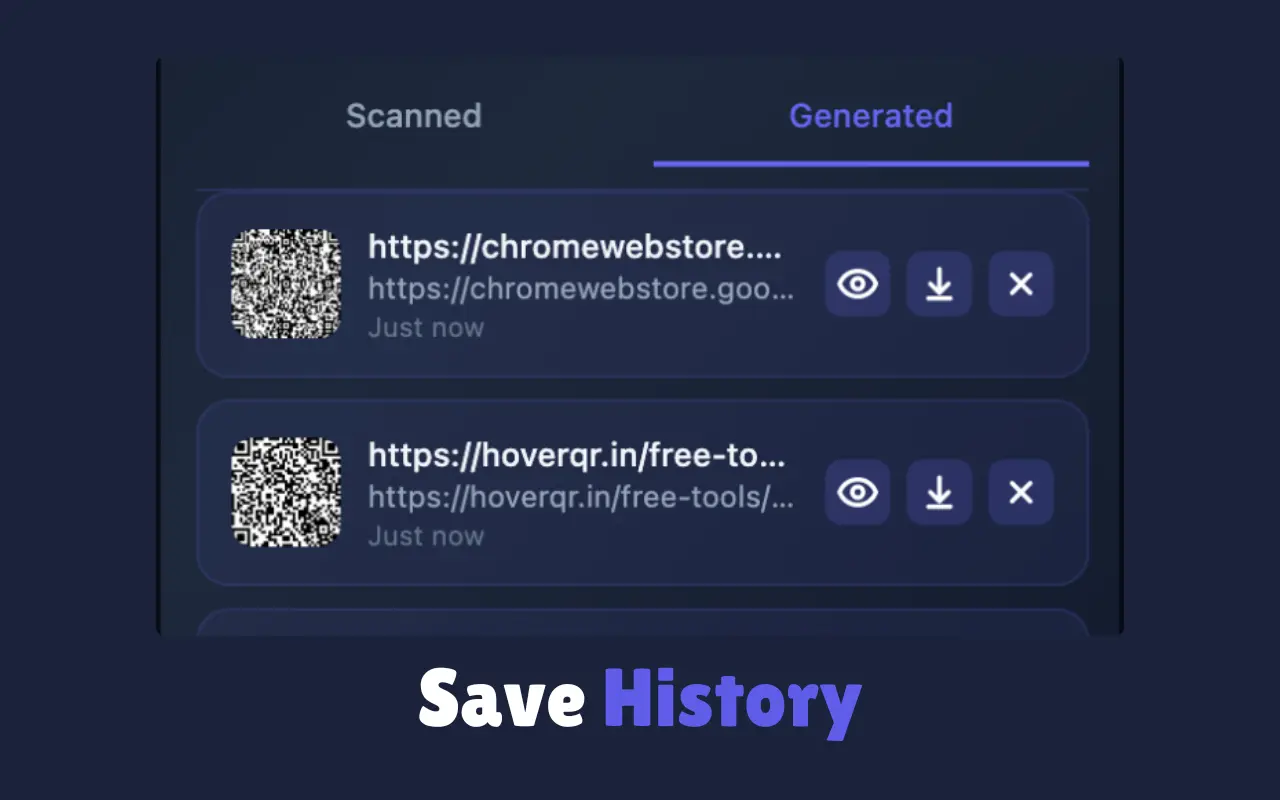 Screenshot 1 of HoverQR