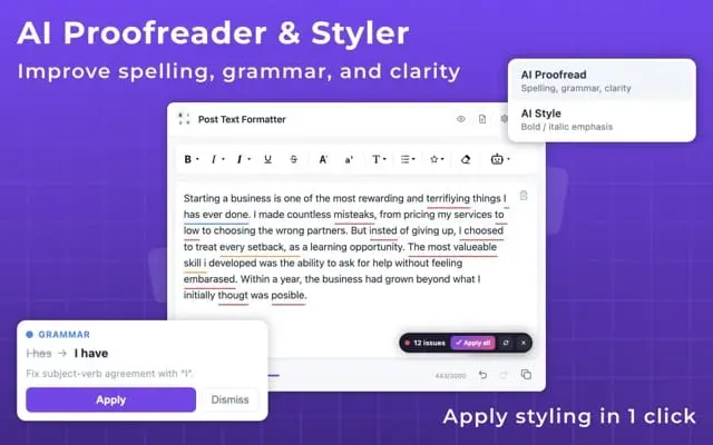 Screenshot 3 of Post Formatter