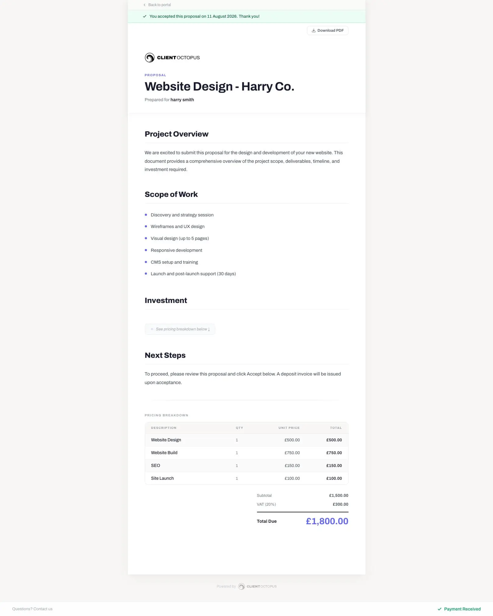 Screenshot 2 of Client Octopus