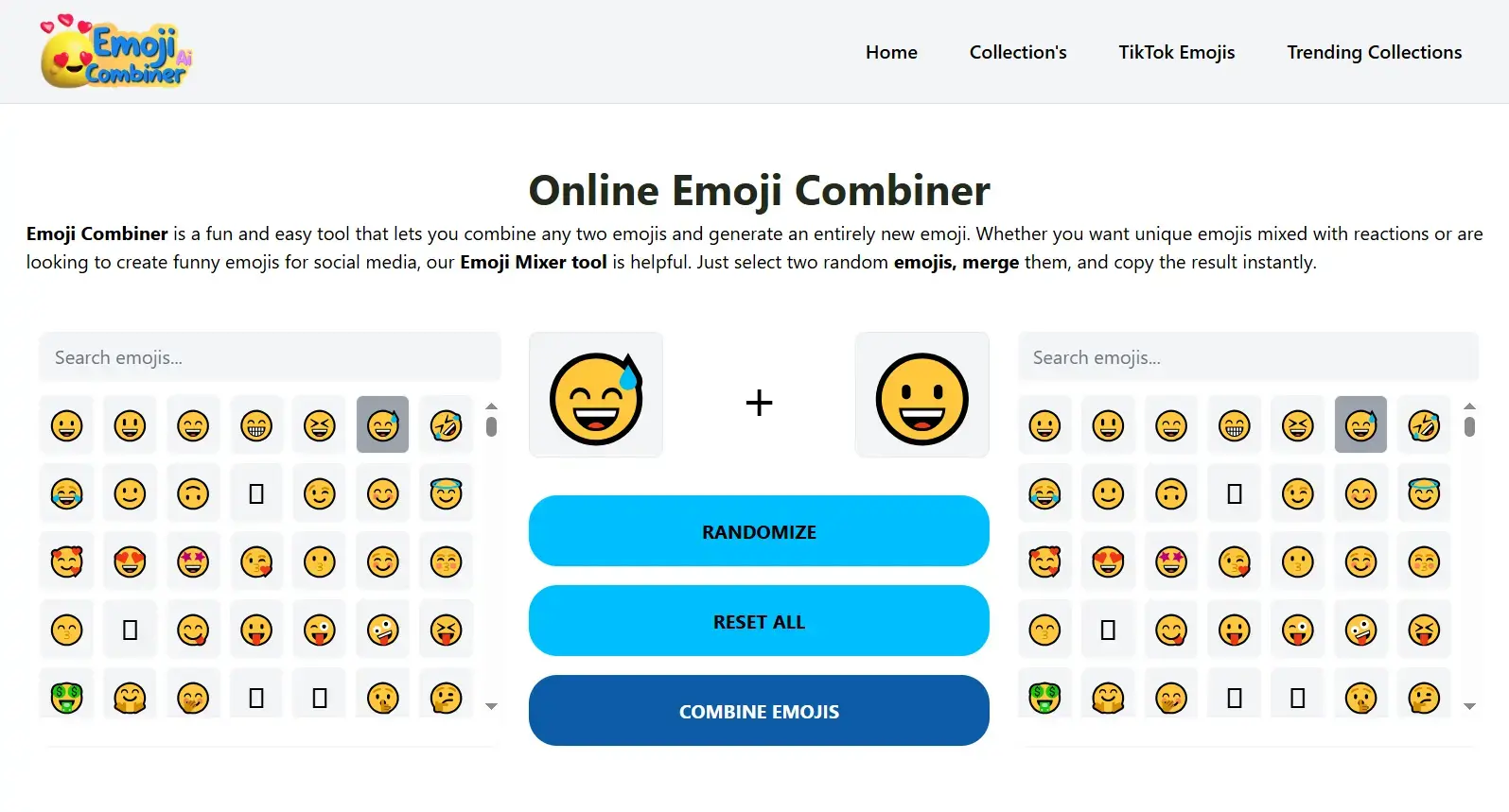 Screenshot 1 of Emoji Combiner