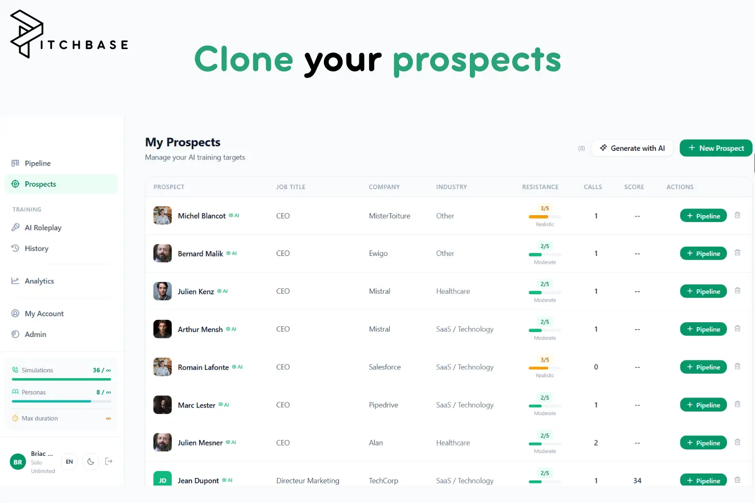 Screenshot 2 of Pitchbase